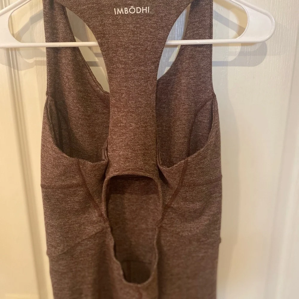 Imbodhi Women's Heather Brown Jumpsuit Bodysuit XL - Picture 4 of 5